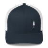 AJ Redwood Trucker Cap with White Embroidery
